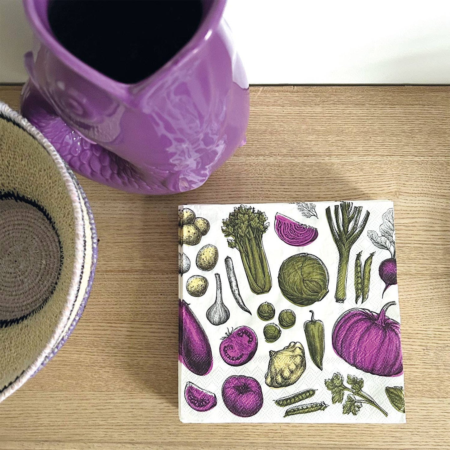 Serviettes en Papier «Veggie Mania»