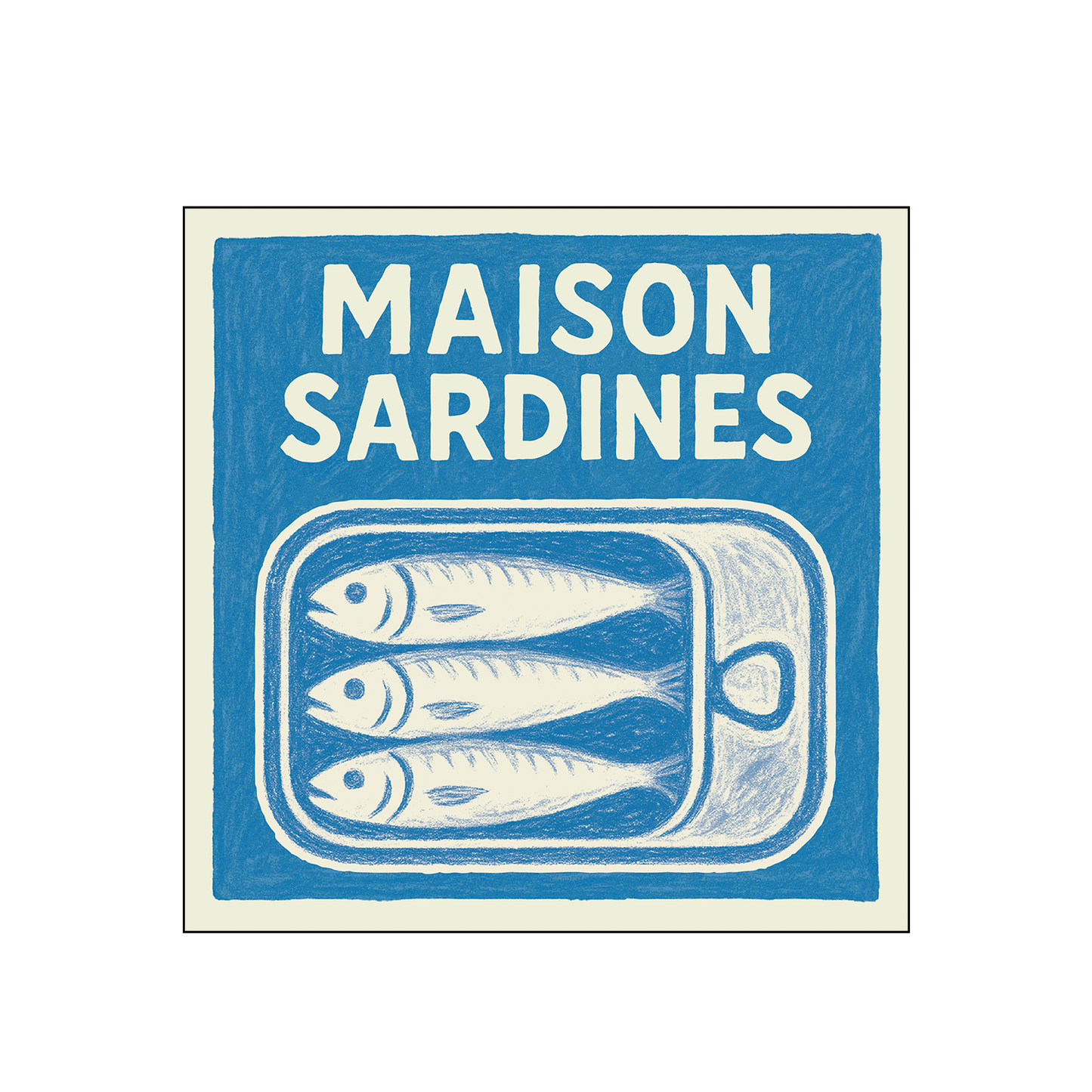 Serviettes en Papier «Maison Sardines»