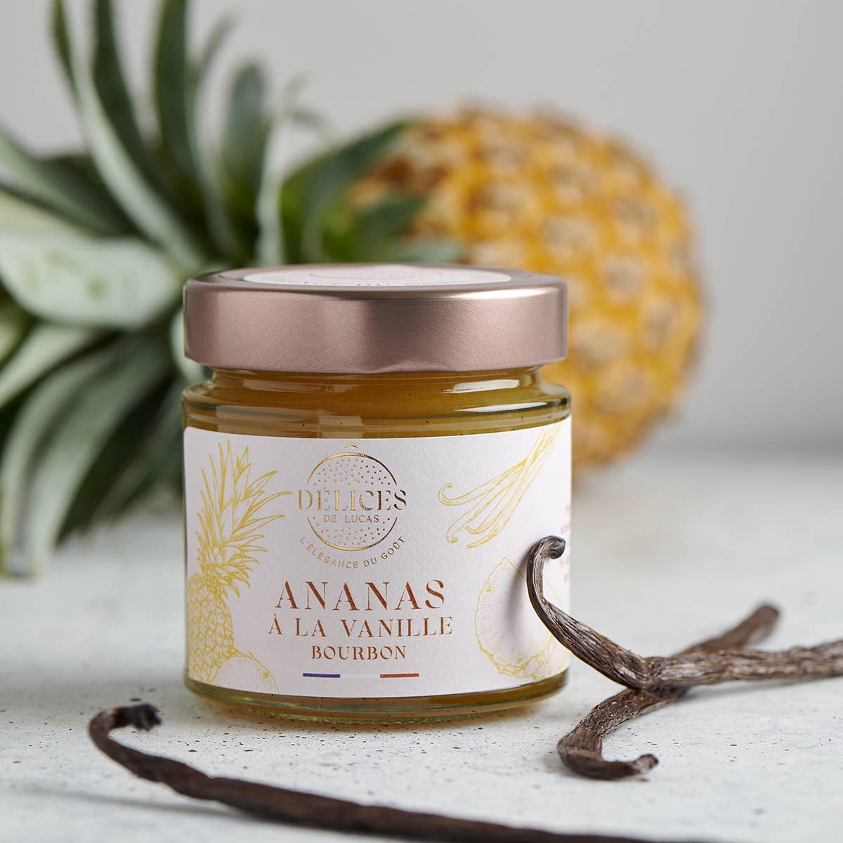 Ananas med bourbonvanilj från Madagaskar