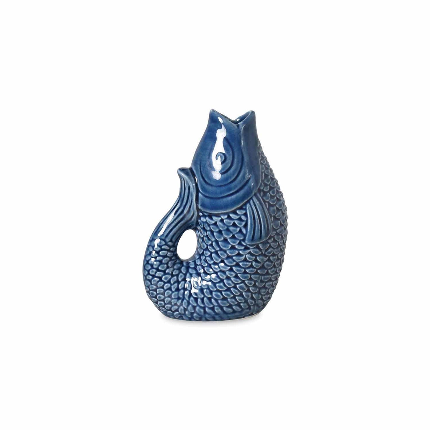 Vase Céramique «Poisson» Bleu