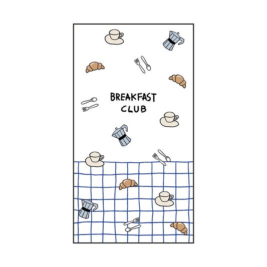 Pappersservett rektangulär Breakfast Club x15