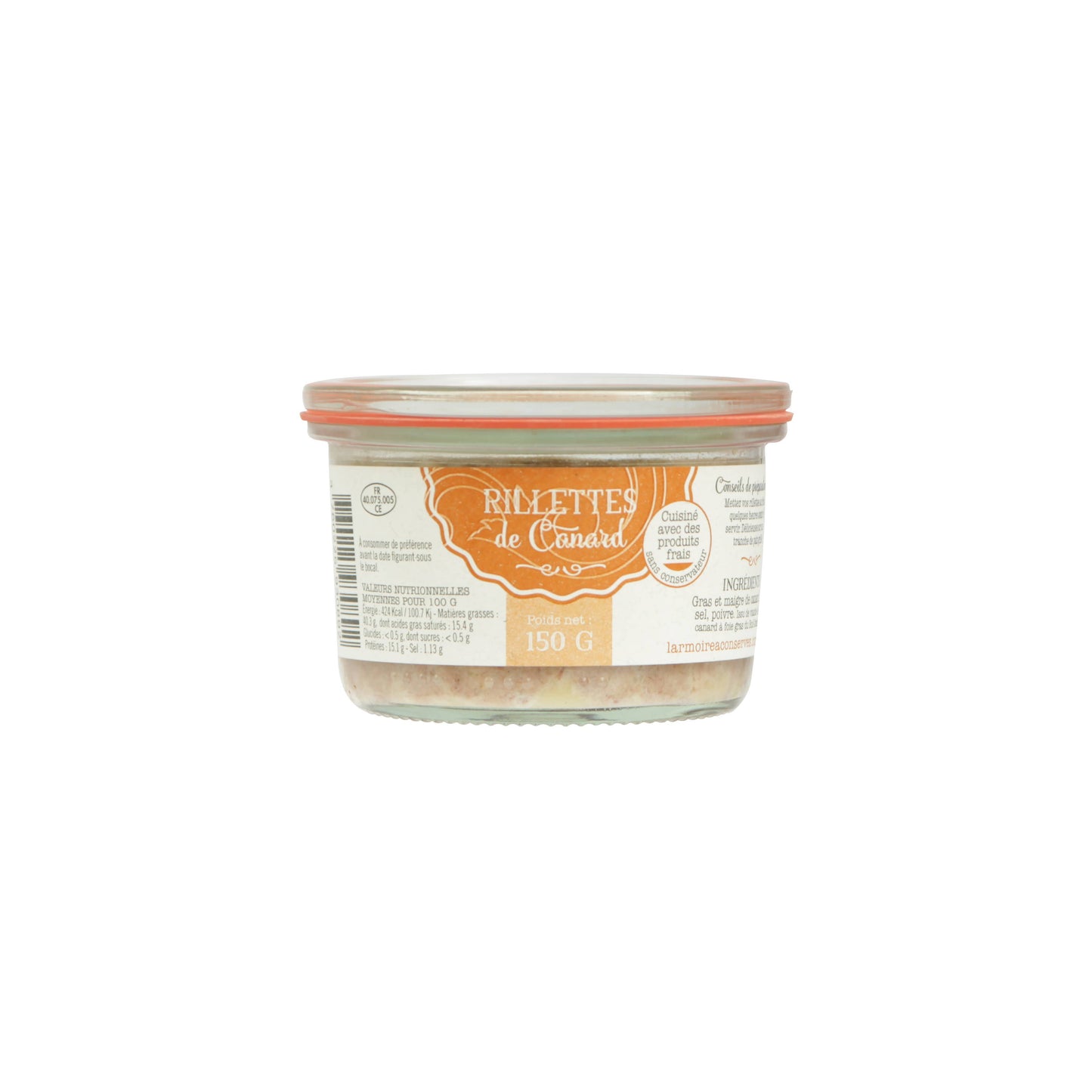 Rillette de Canard från Landes