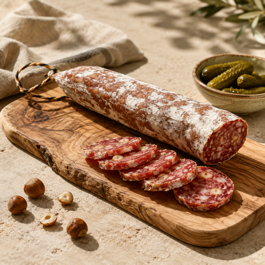 Saucisson d'Auvergne aux Noisettes från Cantal